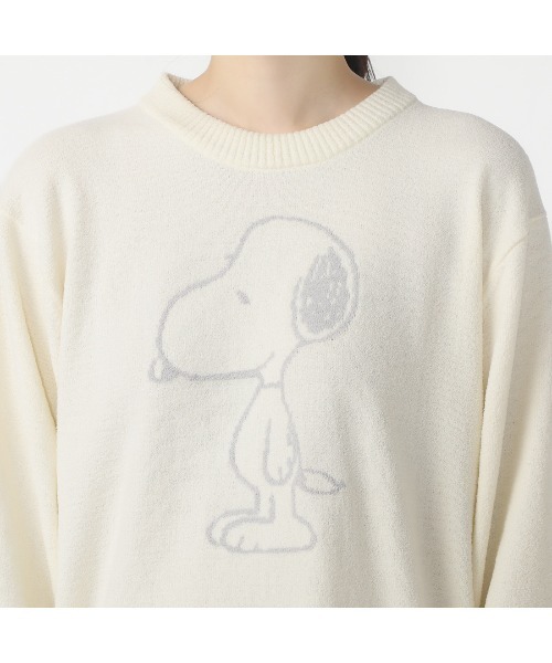 PEANUTS（ピーナッツ）の「ピーナッツ  PEANUTふんわりニットクルーネック（ニット/セーター・レディース・オフホワイト/ベージュ・M/L）」の6枚目の写真