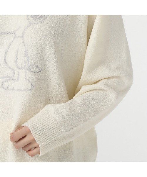 PEANUTS（ピーナッツ）の「ピーナッツ  PEANUTふんわりニットクルーネック（ニット/セーター・レディース・オフホワイト/ベージュ・M/L）」の5枚目の写真
