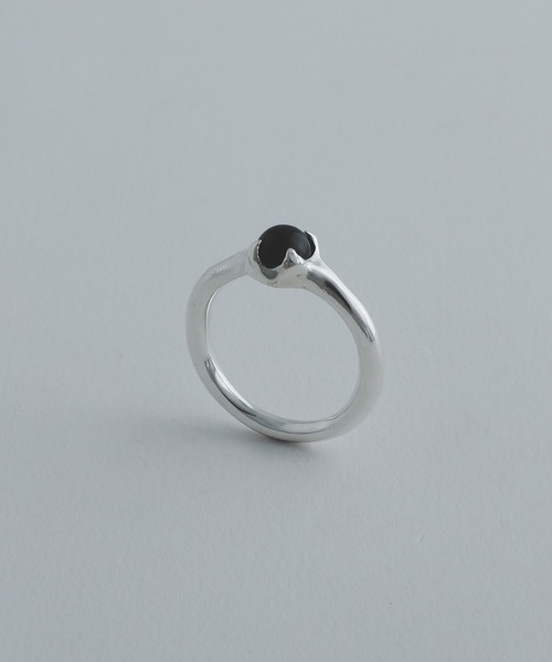 whoseA(フーシー)の「【silver925】StoneRing/ストーンリング(リング・メンズ・クリア/ブラック・15号/11号)」の17枚目の写真