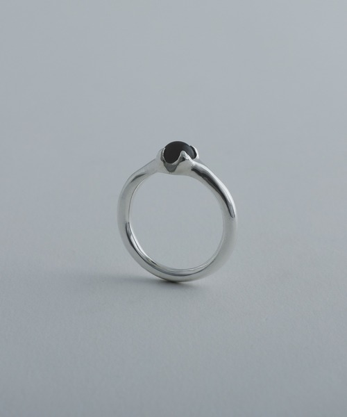whoseA(フーシー)の「【silver925】StoneRing/ストーンリング(リング・メンズ・クリア/ブラック・15号/11号)」の18枚目の写真