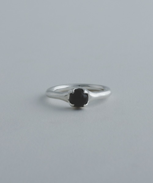 whoseA(フーシー)の「【silver925】StoneRing/ストーンリング(リング・メンズ・クリア/ブラック・15号/11号)」の19枚目の写真