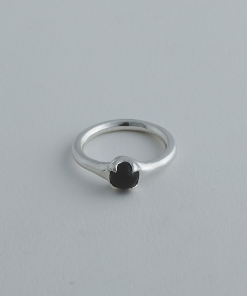 whoseA(フーシー)の「【silver925】StoneRing/ストーンリング(リング・メンズ・クリア/ブラック・15号/11号)」の20枚目の写真