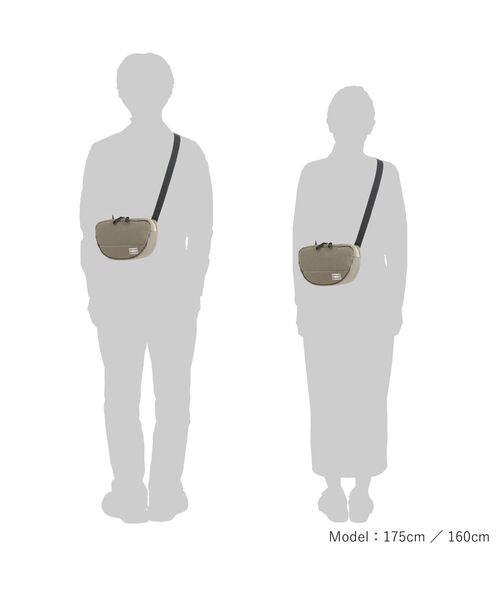 PORTER（ポーター）の「ムース ショルダーバッグ(L)（ショルダーバッグ・メンズ・ブラック/ネイビー/ダークベージュ・FREE）」の7枚目の写真