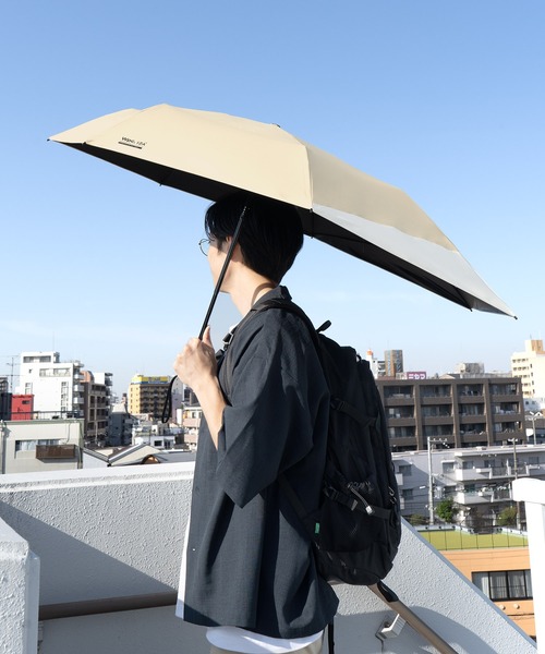 完全遮光 IZA【BACKPACK GUARD】 日傘 折りたたみ バックパックガード 