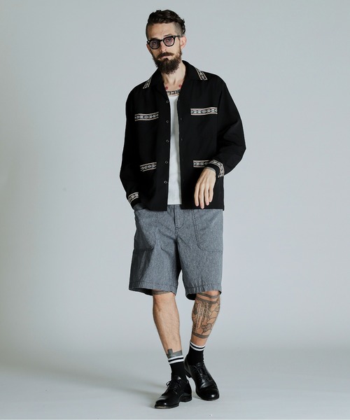 schott（ショット）の「Schott/ショット/COTTON COVERT SHORTS/コットン コバート ショーツ（その他パンツ・メンズ・ネイビー/ブラック・36/34/32/30）」の8枚目の写真