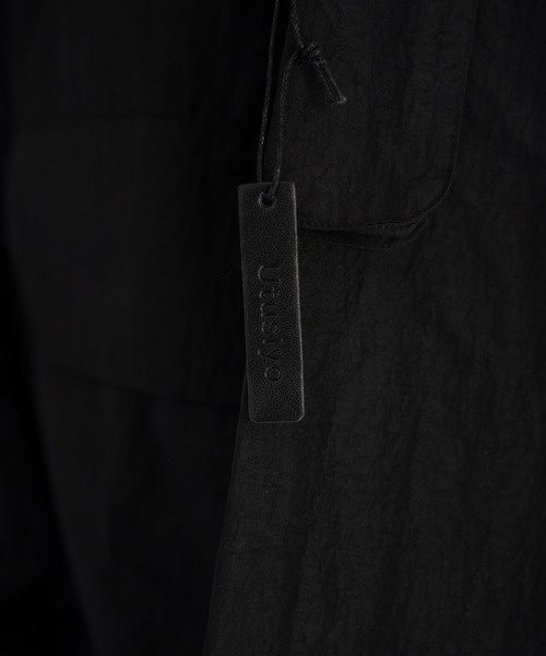 Utusiyo（ウツシヨ）の「nylon jacket 夜縹（ナイロンジャケット・メンズ・ブラック/グレイッシュブルー・FREE）」の19枚目の写真