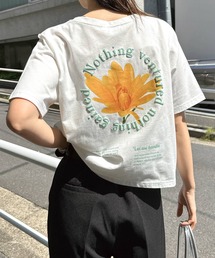 The beginningロゴプリント半袖Tシャツ