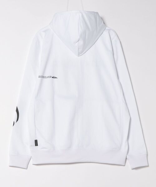 Quiksilver(クイックシルバー)の「QUIKSILVER/クイックシルバー 水着 ラッシュガード ジップフーディ パーカー BIG CLICKER ZIP HOODIE QLY251032(ラッシュガード・メンズ・ホワイト/ブラック・M/L/XL)」の3枚目の写真