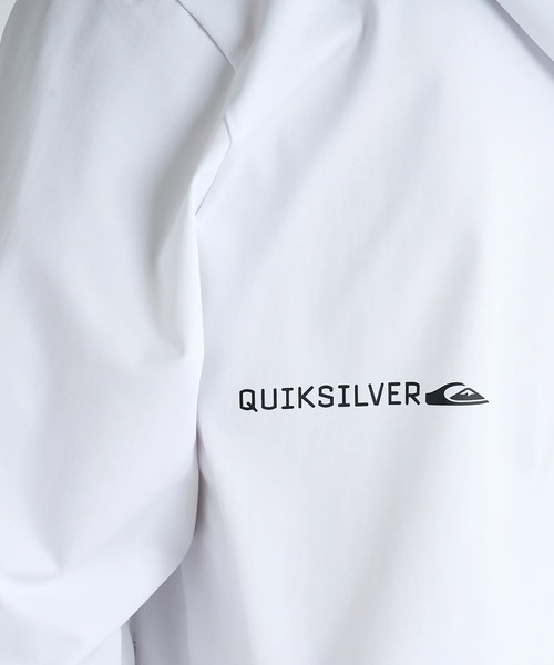 Quiksilver(クイックシルバー)の「QUIKSILVER/クイックシルバー 水着 ラッシュガード ジップフーディ パーカー BIG CLICKER ZIP HOODIE QLY251032(ラッシュガード・メンズ・ホワイト/ブラック・M/L/XL)」の14枚目の写真