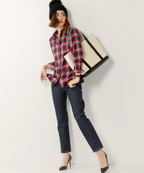 FILL THE BILL（フィルザビル）の「＜FILL THE BILL(フィル ザ ビル)＞リジッド デニム◆（デニムパンツ・レディース・ネイビー・28/26/27）」の3枚目の写真