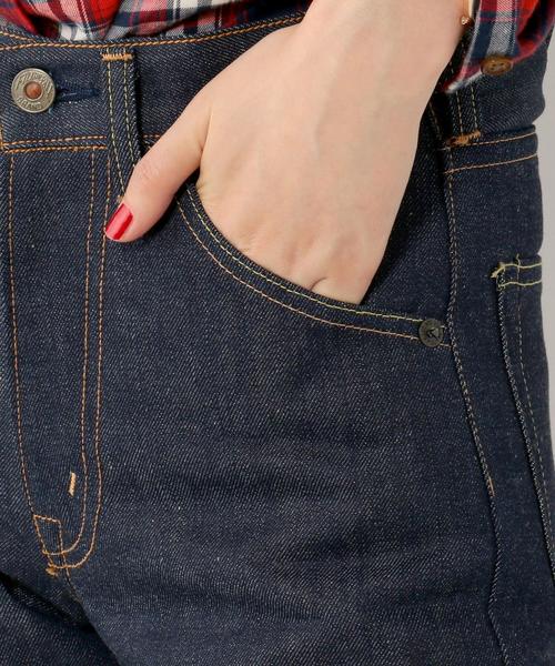 FILL THE BILL（フィルザビル）の「＜FILL THE BILL(フィル ザ ビル)＞リジッド デニム◆（デニムパンツ・レディース・ネイビー・28/26/27）」の5枚目の写真