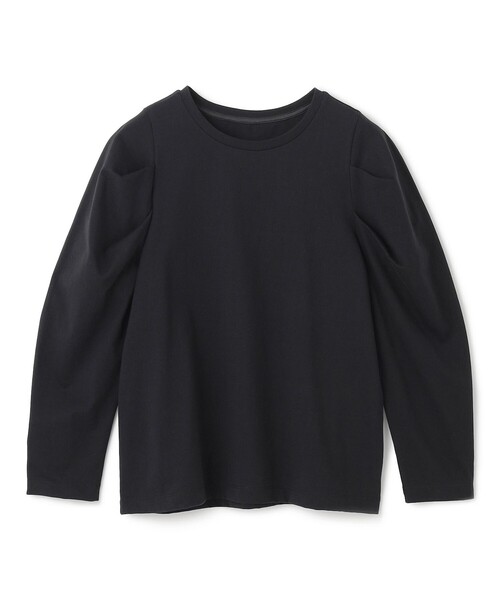 UNFILO(アンフィーロ)の「タックスリーブT(Tシャツ/カットソー・レディース・ブラック系/ホワイト系/ライトオレンジ系/ブラック系1・X-LARGE)」の12枚目の写真