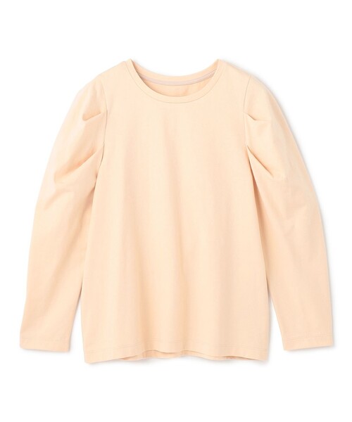 UNFILO(アンフィーロ)の「タックスリーブT(Tシャツ/カットソー・レディース・ブラック系/ホワイト系/ライトオレンジ系/ブラック系1・X-LARGE)」の13枚目の写真