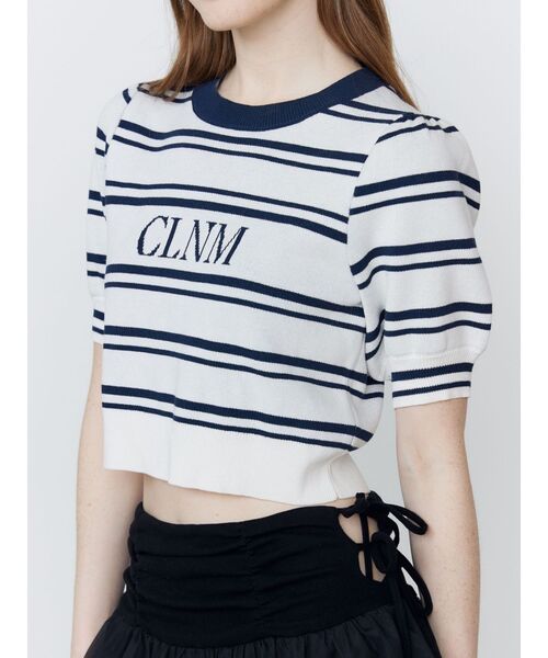 CALNAMUR（カルナムール）の「LOGO JACQUARD KNIT/ロゴジャガードニット（ニット/セーター・レディース・オフホワイト/その他1/ピンク・FREE）」の16枚目の写真