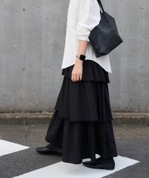 TRIANGLE PALETTE | アシメティアード ロングスカート(スカート)