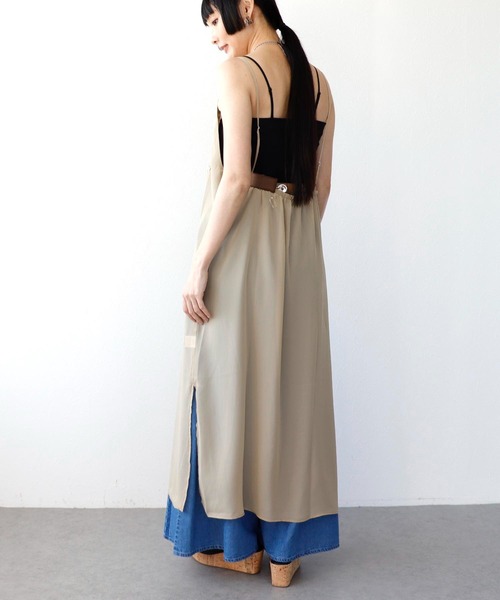 Three Four Time（ｽﾘｰﾌｫｰﾀｲﾑ）の「モチーフコード刺繍キャミワンピース（ワンピース・レディース・ブラック/カーキ/ベージュ・FREE）」の19枚目の写真