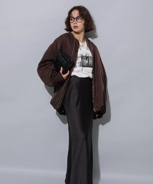 サテンスカート（スカート）｜Arpege story（アルページュストーリー