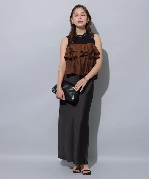 Arpege story（アルページュストーリー）の「サテンスカート（スカート