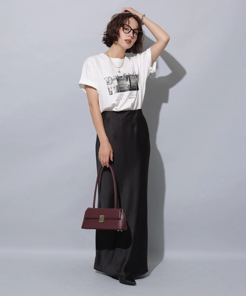 サテンスカート（スカート）｜Arpege story（アルページュストーリー