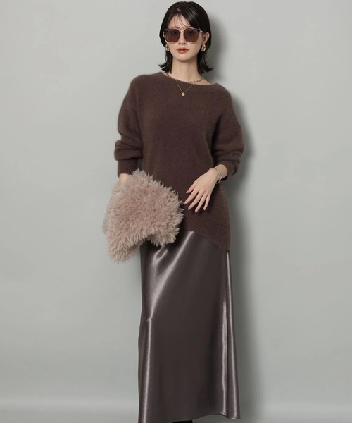 サテンスカート（スカート）｜Arpege story（アルページュストーリー