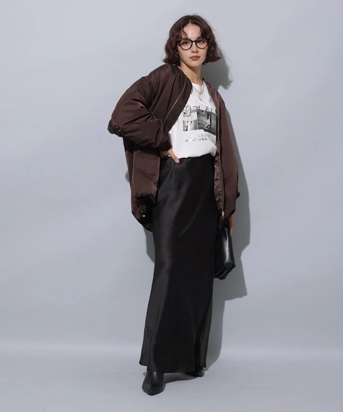 サテンスカート（スカート）｜Arpege story（アルページュストーリー