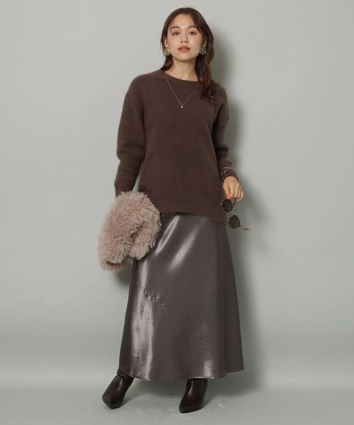 サテンスカート（スカート）｜Arpege story（アルページュストーリー