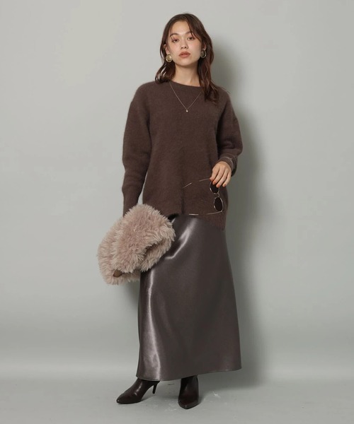 サテンスカート（スカート）｜Arpege story（アルページュ