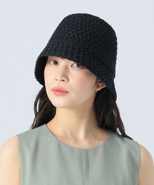 BEAMS HEART（ビームスハート）の「鍵編み風 クロシェハット（ハット・レディース・ブラウン/ブラック/ホワイト系その他5・ONE SIZE）」の15枚目の写真