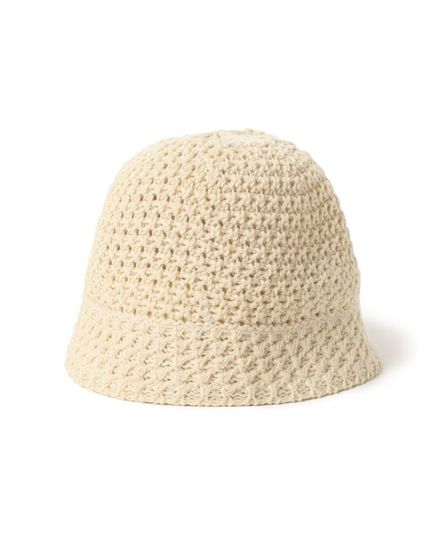 BEAMS HEART（ビームスハート）の「鍵編み風 クロシェハット（ハット・レディース・ブラウン/ブラック/ホワイト系その他5・ONE SIZE）」の4枚目の写真