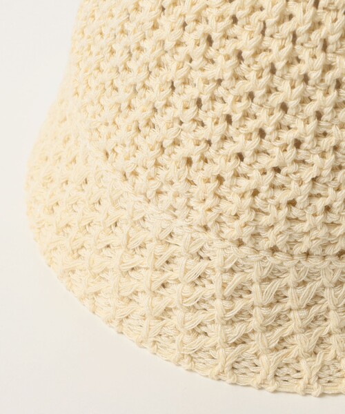 BEAMS HEART（ビームスハート）の「鍵編み風 クロシェハット（ハット・レディース・ブラウン/ブラック/ホワイト系その他5・ONE SIZE）」の6枚目の写真