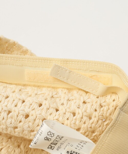 BEAMS HEART（ビームスハート）の「鍵編み風 クロシェハット（ハット・レディース・ブラウン/ブラック/ホワイト系その他5・ONE SIZE）」の8枚目の写真