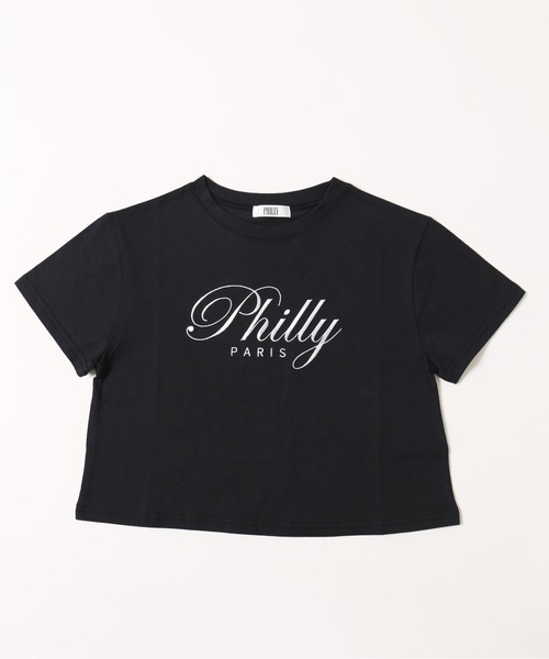 PHILLY(フィリー)の「【プチプラ\2199★】PHILLY ロゴ刺繍Tシャツ(Tシャツ/カットソー・レディース・ホワイト/ピンク/ブラック・FREE)」の17枚目の写真