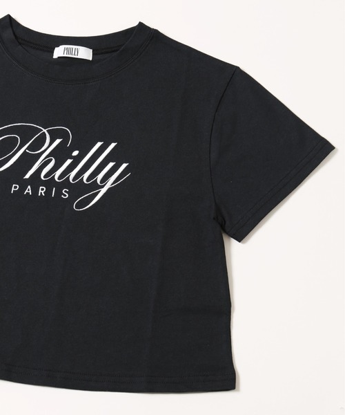 PHILLY(フィリー)の「【プチプラ\2199★】PHILLY ロゴ刺繍Tシャツ(Tシャツ/カットソー・レディース・ホワイト/ピンク/ブラック・FREE)」の21枚目の写真