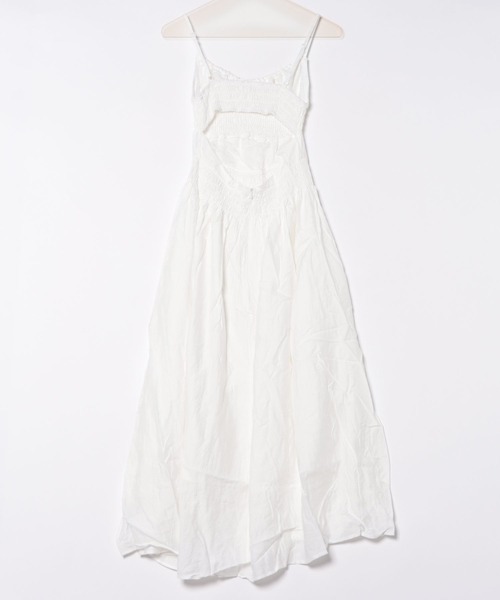 merrylatte（メリーラテ）の「バックオープンフレアキャミワンピ（ワンピース・レディース・ホワイト・FREE）」の14枚目の写真