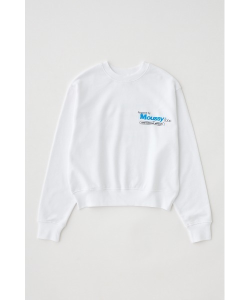 MOUSSY(マウジー)の「MOUSSY NETWORK プルオーバー(スウェット・レディース・ネイビー/杢グレー/ホワイト・FREE)」の1枚目の写真