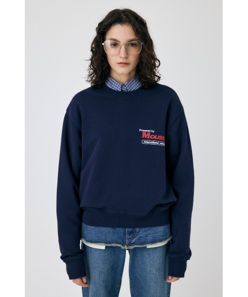 MOUSSY(マウジー)の「MOUSSY NETWORK プルオーバー(スウェット・レディース・ネイビー/杢グレー/ホワイト・FREE)」の11枚目の写真
