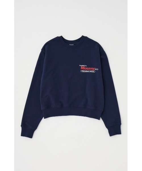 MOUSSY(マウジー)の「MOUSSY NETWORK プルオーバー(スウェット・レディース・ネイビー/杢グレー/ホワイト・FREE)」の13枚目の写真
