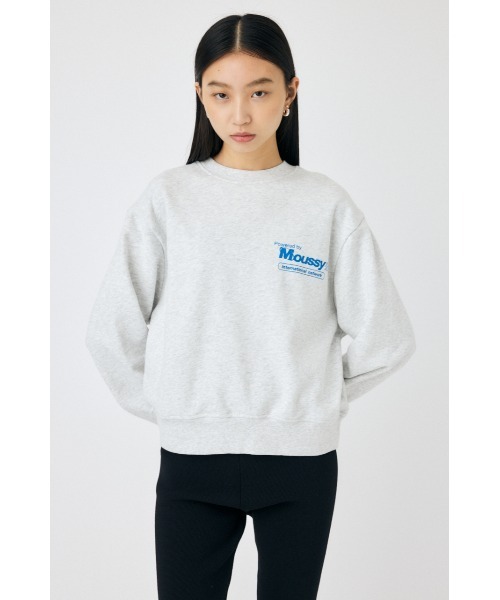 MOUSSY(マウジー)の「MOUSSY NETWORK プルオーバー(スウェット・レディース・ネイビー/杢グレー/ホワイト・FREE)」の17枚目の写真