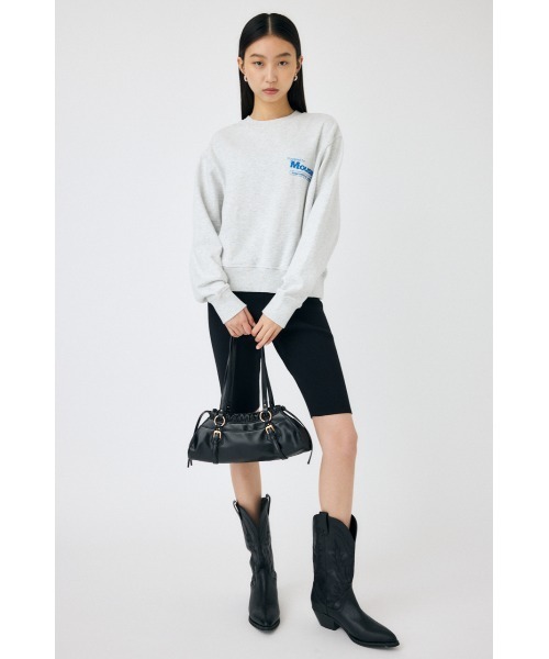 MOUSSY(マウジー)の「MOUSSY NETWORK プルオーバー(スウェット・レディース・ネイビー/杢グレー/ホワイト・FREE)」の18枚目の写真