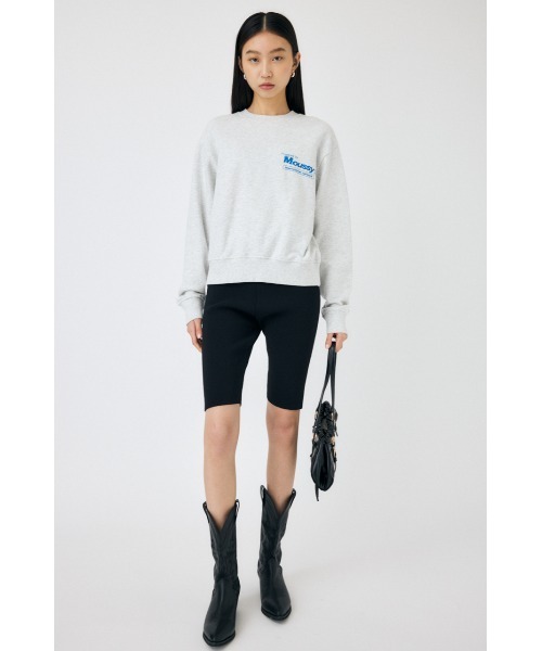 MOUSSY(マウジー)の「MOUSSY NETWORK プルオーバー(スウェット・レディース・ネイビー/杢グレー/ホワイト・FREE)」の19枚目の写真