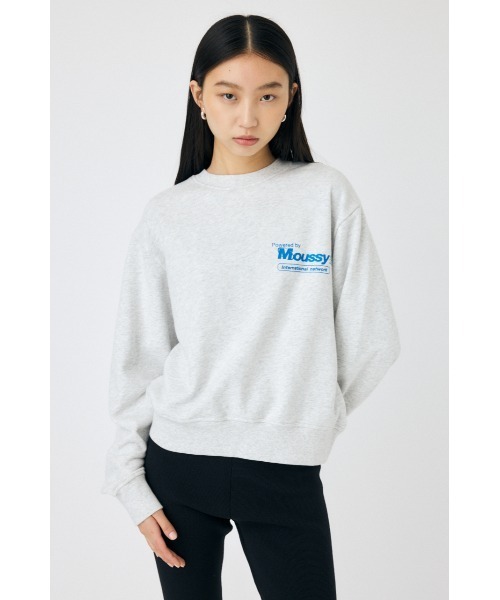 MOUSSY トレーナー スウェット 「ライトブラック ZOZO限定カラー