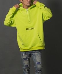 REGIEVO | 【REGIEVO】ネオンカラー / ハーフジップ プルパーカー(パーカー)