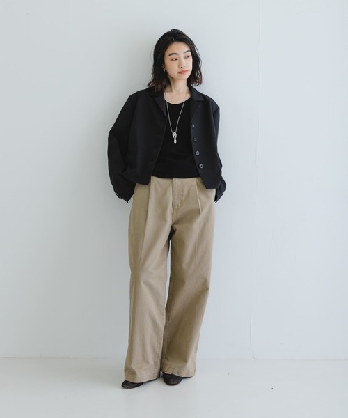【アーバンなリラックス感】 マメ ショート ジャケット アーバンなリラックス感】 マメ ショート ジャケット