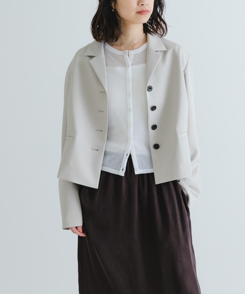 セール】new basic ボックスショートジャケット（その他アウター