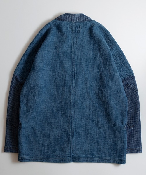 FDMTL（ファンダメンタル）の「FDMTL/ファンダメンタル/DIAMOND SHORT CARDIGAN 3YR WASH（カーディガン/ボレロ・メンズ・インディゴブルー・2/3/4）」の4枚目の写真
