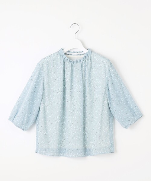 J.PRESS(ジェイプレス)の「【洗える】hand drawn dots ボトルネック カットソー(Tシャツ/カットソー・レディース・ホワイト系5/サックスブルー系5・MEDIUM/LARGE)」の12枚目の写真