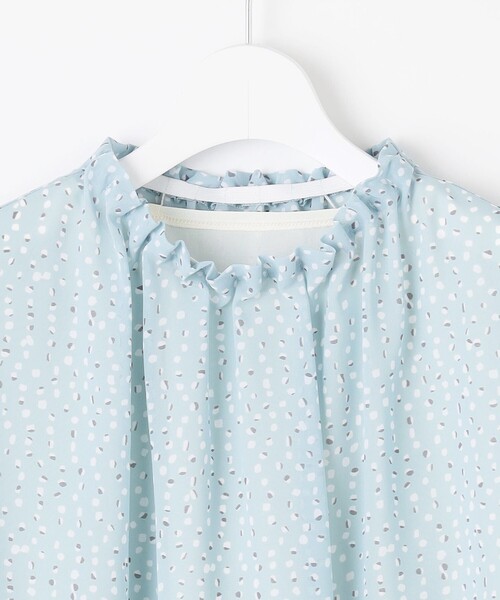 J.PRESS(ジェイプレス)の「【洗える】hand drawn dots ボトルネック カットソー(Tシャツ/カットソー・レディース・ホワイト系5/サックスブルー系5・MEDIUM/LARGE)」の14枚目の写真