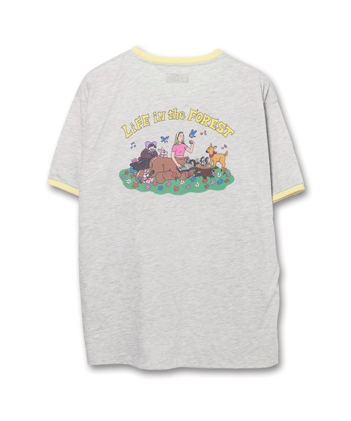Common Noun(コモン ナウン)の「“HORSE” Midori Nakajima 半袖T(Tシャツ/カットソー・レディース・ブラック/杢グレー/ピンク/イエロー/ホワイト・L/M)」の8枚目の写真