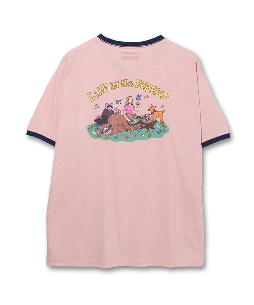 Common Noun(コモン ナウン)の「“HORSE” Midori Nakajima 半袖T(Tシャツ/カットソー・レディース・ブラック/杢グレー/ピンク/イエロー/ホワイト・L/M)」の10枚目の写真