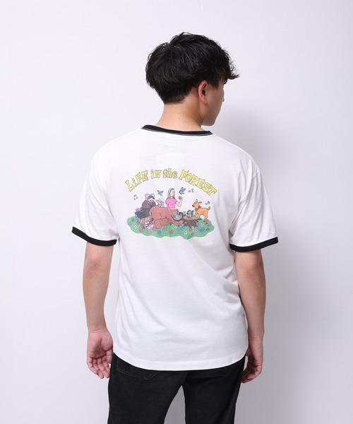 Common Noun(コモン ナウン)の「“HORSE” Midori Nakajima 半袖T(Tシャツ/カットソー・レディース・ブラック/杢グレー/ピンク/イエロー/ホワイト・L/M)」の21枚目の写真